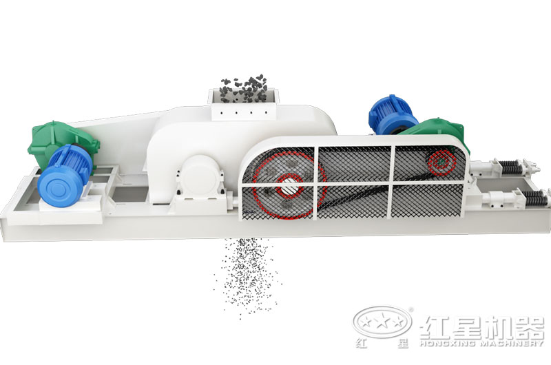 雙齒輥破碎機(jī)出料調(diào)節(jié)