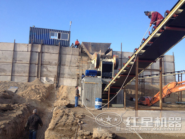 石子生產(chǎn)線(xiàn)中 石子生產(chǎn)線(xiàn)中