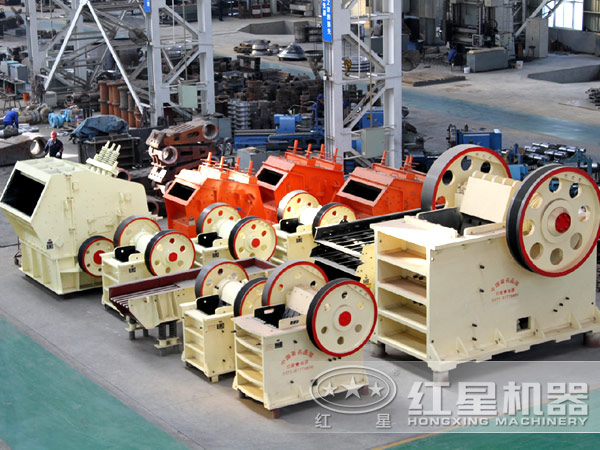 各種規(guī)格的鄂破，可粗、中、細(xì)碎
