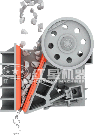 鄂式破碎機工作原理圖 鄂式破碎機工作原理圖