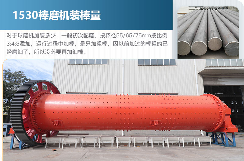 棒磨機裝棒量