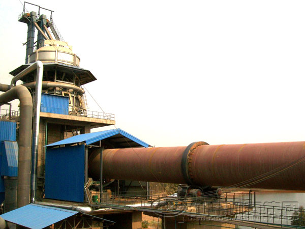 石油焦煅燒回轉窯