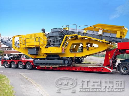 履帶移動圓錐式破碎站