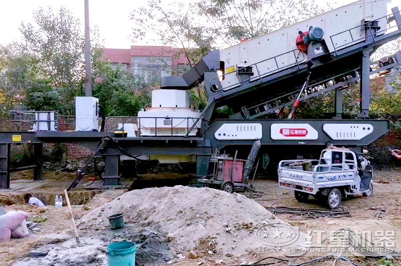 建筑垃圾制沙現(xiàn)場實(shí)拍圖 建筑垃圾制沙現(xiàn)場實(shí)拍圖