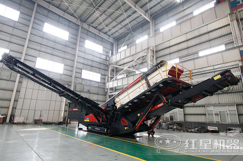 移動式砂石分離機圖片（履帶式）