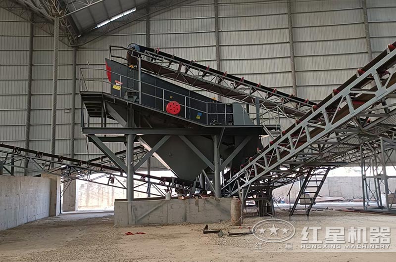 砂石分離機工作現(xiàn)場圖片