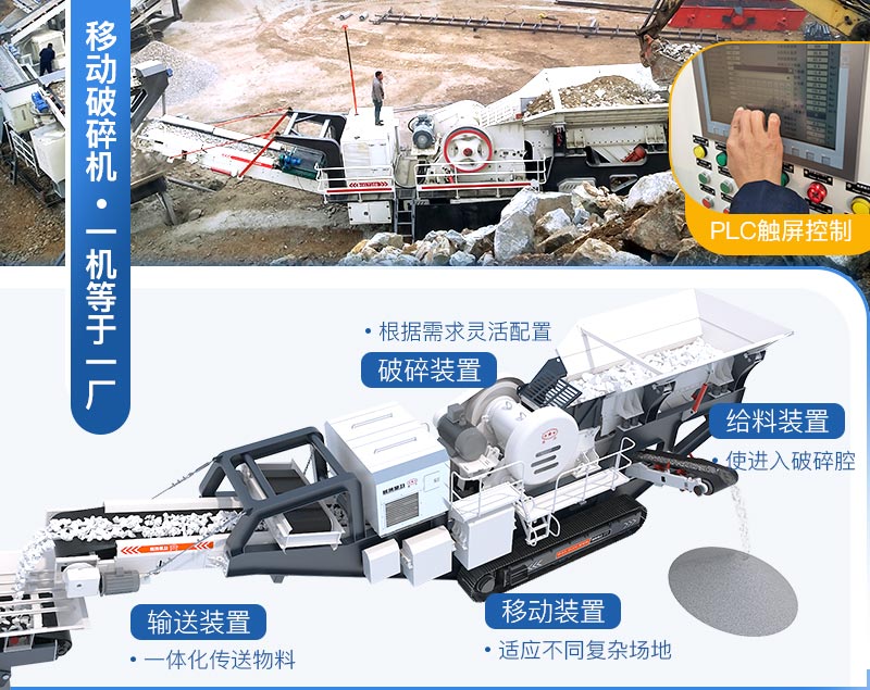 移動式破碎機設(shè)備配置 移動式破碎機設(shè)備配置