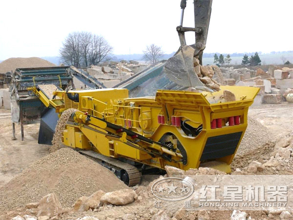 紅星機(jī)器履帶破碎站現(xiàn)場圖片 紅星機(jī)器履帶破碎站現(xiàn)場圖片