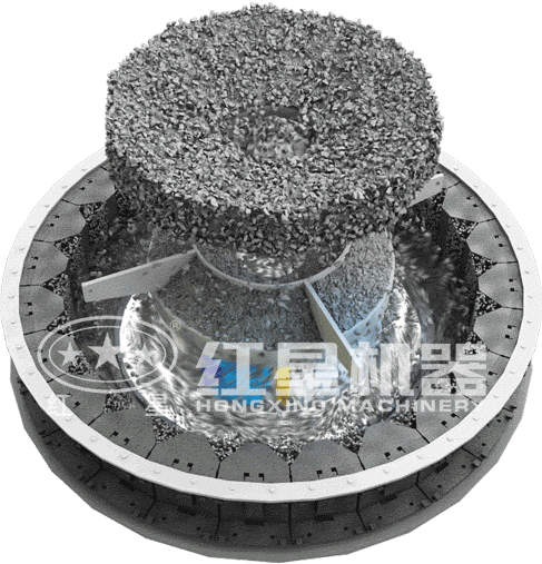 石英石制砂機(jī)動(dòng)態(tài)原理圖