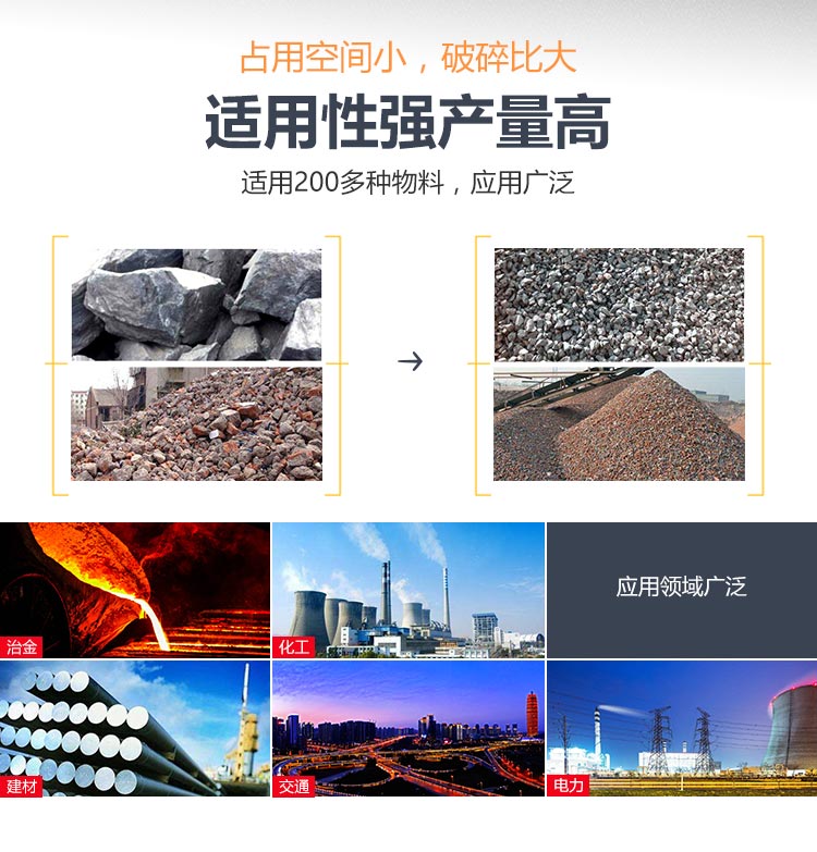 粗破輪胎系列移動(dòng)破碎站應(yīng)用領(lǐng)域圖