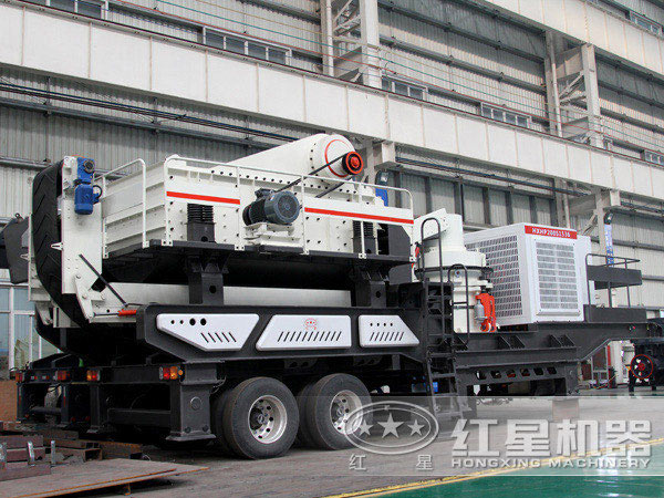 HX系列移動(dòng)破碎站車間