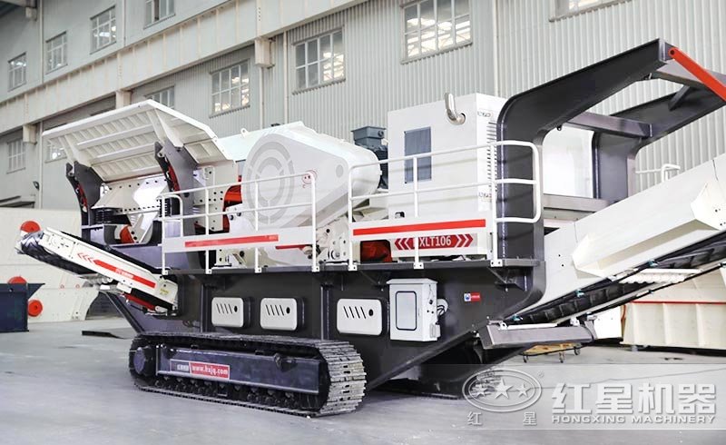履帶式移動破碎機整機搭配圖