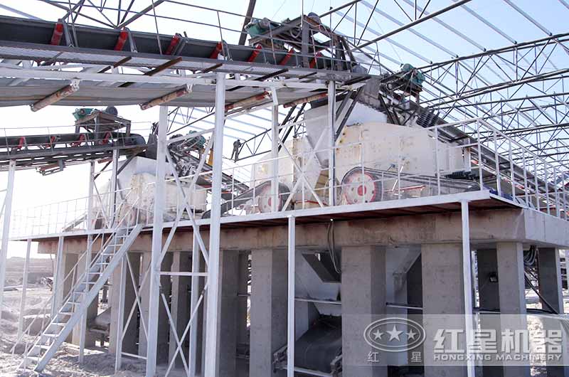 搭配雙反擊的碎石生產(chǎn)線(xiàn)