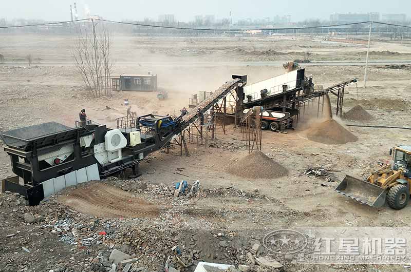 移動(dòng)式的碎石破碎機(jī)加工便捷