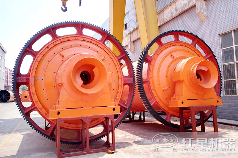 大型鐵礦石球磨機設備展示