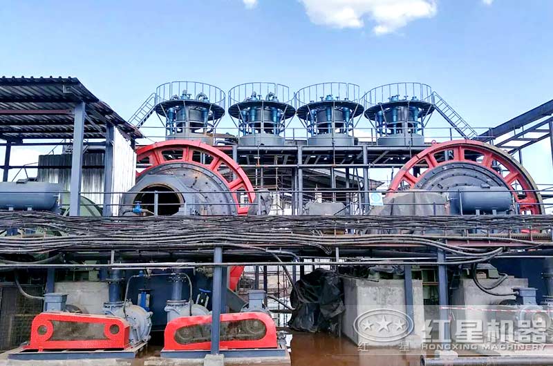 日產(chǎn)5000噸球磨機(jī)現(xiàn)場