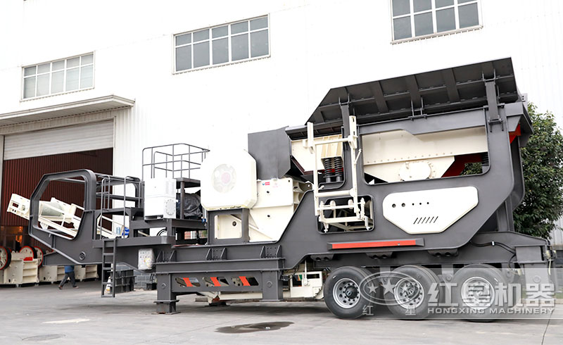 時(shí)產(chǎn)200方輪胎式車(chē)載混凝土砂石粉碎機(jī)