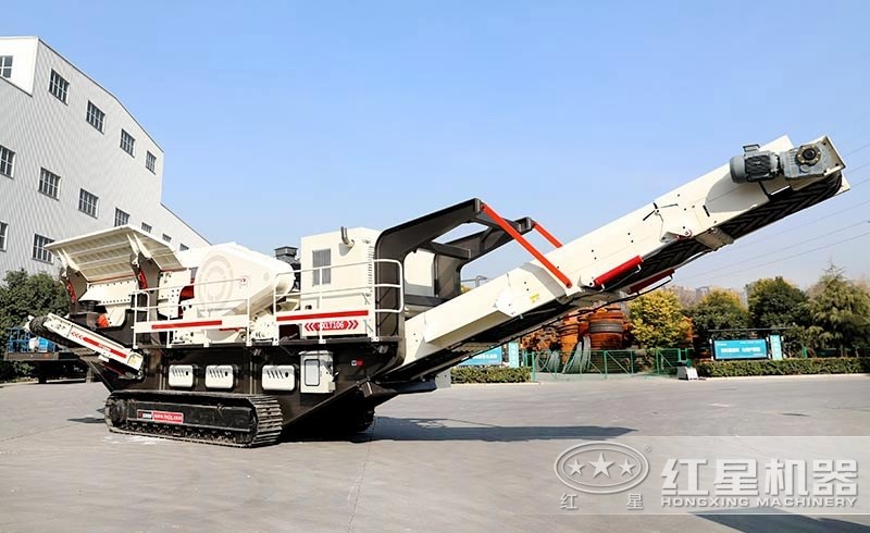 履帶式液壓驅(qū)動破碎站