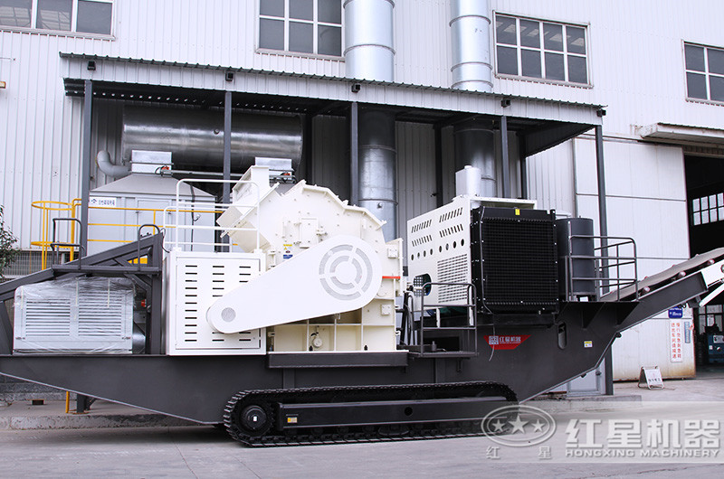 履帶式移動一體磕石機 履帶式移動一體磕石機