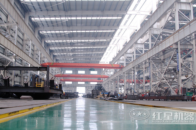 紅星機器移動粉石、沙機生產車間
