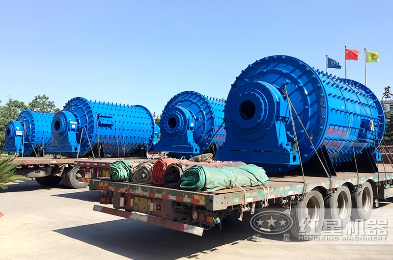 紅星機器濕式球磨機發(fā)往廣西