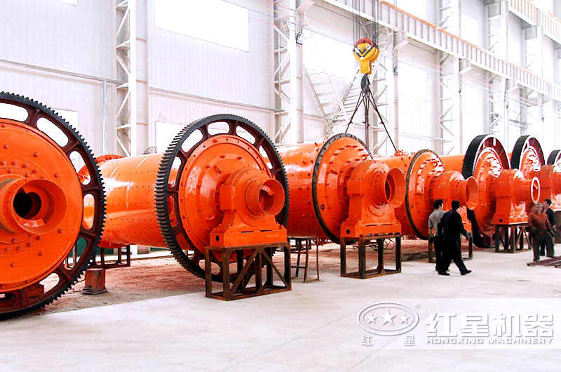 用戶參觀紅星球磨機車間