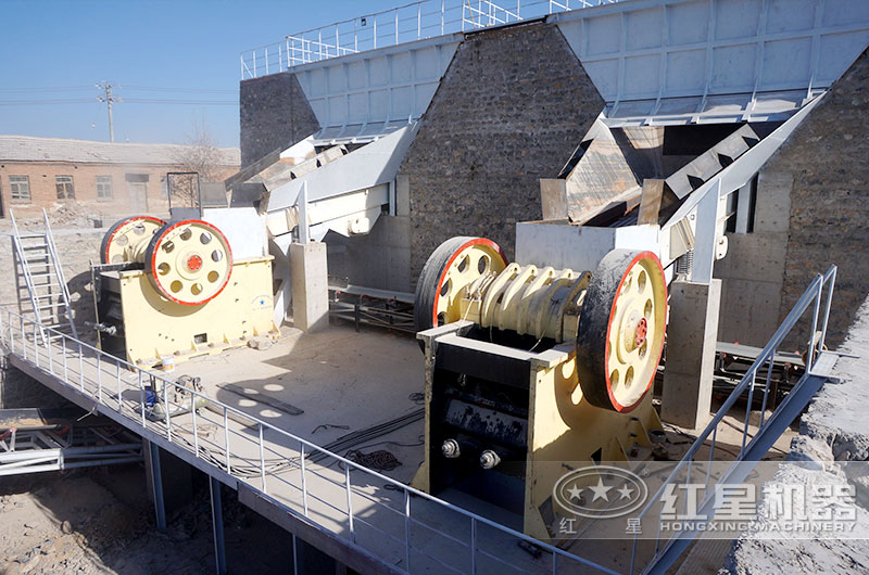 PE600*900顎破作業(yè)現(xiàn)場