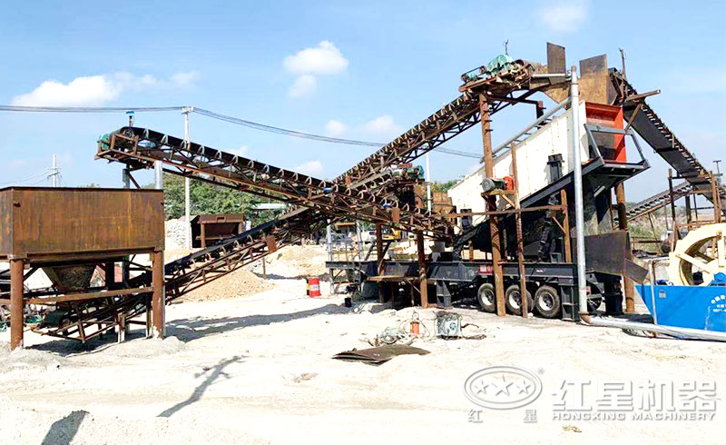 移動錘式制砂機用戶現(xiàn)場 移動錘式制砂機用戶現(xiàn)場