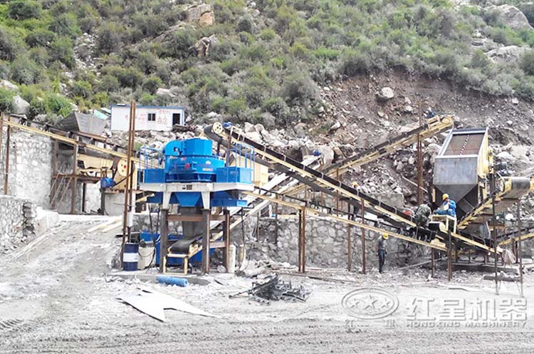 VSI制沙機(jī)作業(yè)現(xiàn)場(chǎng)