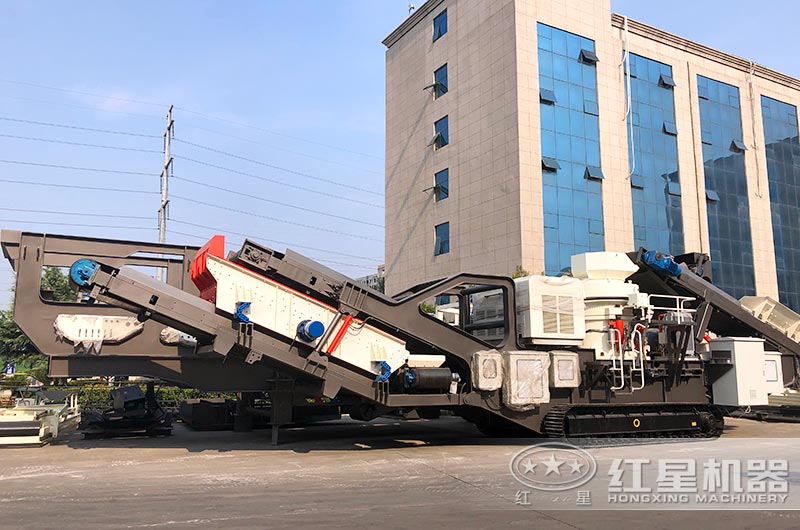 國產(chǎn)履帶移動破碎機(jī)