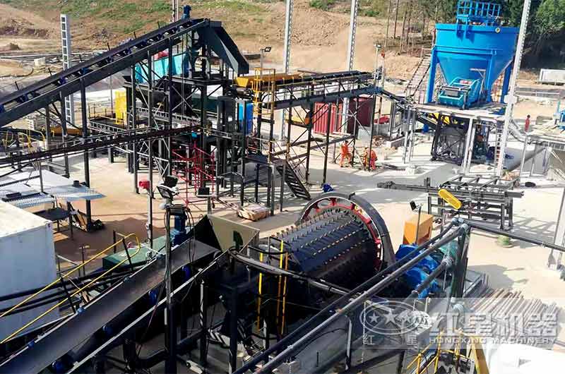 開(kāi)路磨礦現(xiàn)場(chǎng)