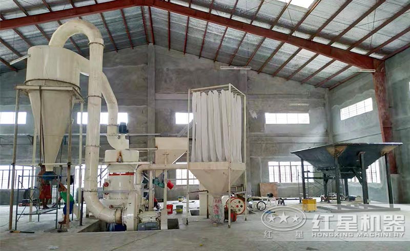 磨粉生產(chǎn)現(xiàn)場