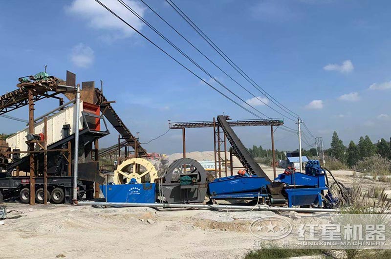 洗砂機(jī)生產(chǎn)現(xiàn)場