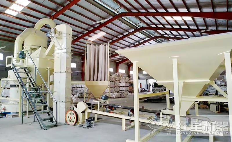 雷蒙磨粉機(jī)現(xiàn)場安裝圖