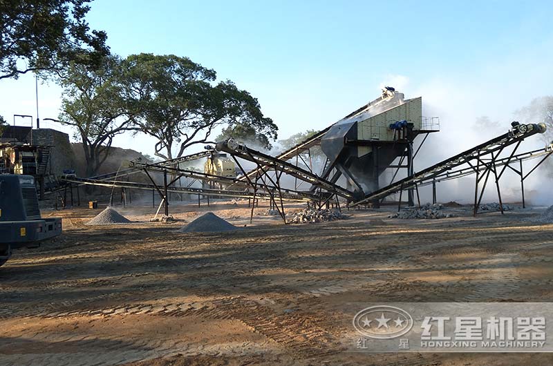 砂石廠生產(chǎn)現(xiàn)場 砂石廠生產(chǎn)現(xiàn)場